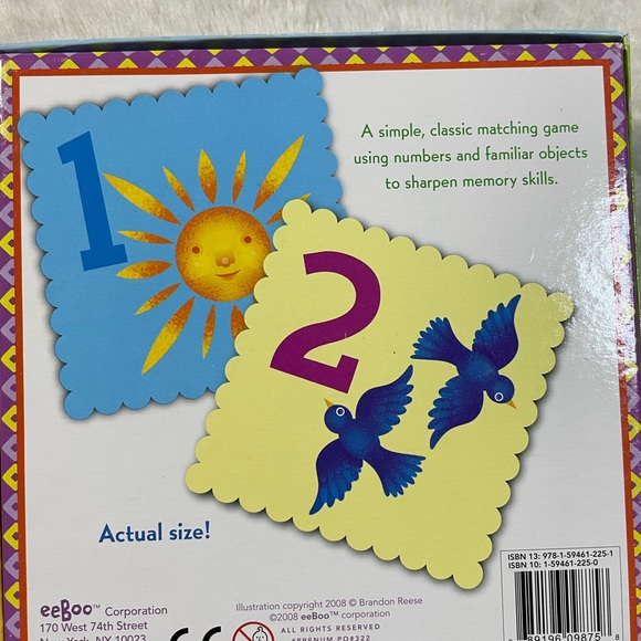Pre- School Numbers Memory Game - Picture 7 of 8